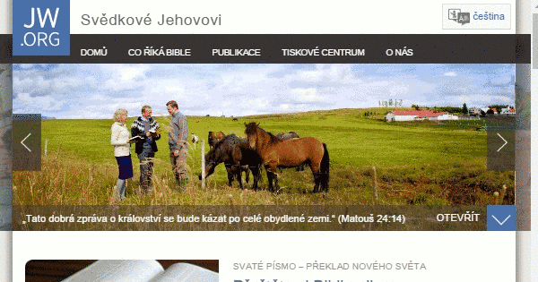 Jak se doklikat k rozcestníku s informacemi o organizaci svědků Jehovových Přejděte na JW.ORG > O NÁS > Časté otázky