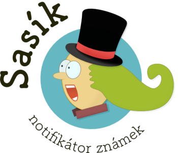 Sasík - notifikátor známek